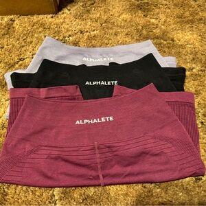 Bundle of 3 Alphalete Ozone Shorts